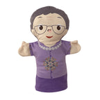 25cm Sweet Family Hand Puppet Dolls Early Education Learning Stuffed Plush Toys Cospaly Hand Finger Puppets for Children Gifts