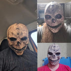 Halloween Horror Killer Skull Mask Cosplay Scary Skeleton Haunted House Outdoor Bar Latex Helmet Halloween Party Costume Props