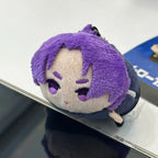 Mini Anime Plush Keychains Michel Caesar Mikage Reo Nagi Seishiro Chigiri Hyoma Bachira Meguru Cute Stuffed Starfish body Doll
