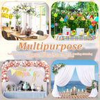 Over The Table Rod Stand Adjustable Balloon Arch Stand Flower Table Arch Suitable for Birthday Party Wedding Halloween Xmas Deco
