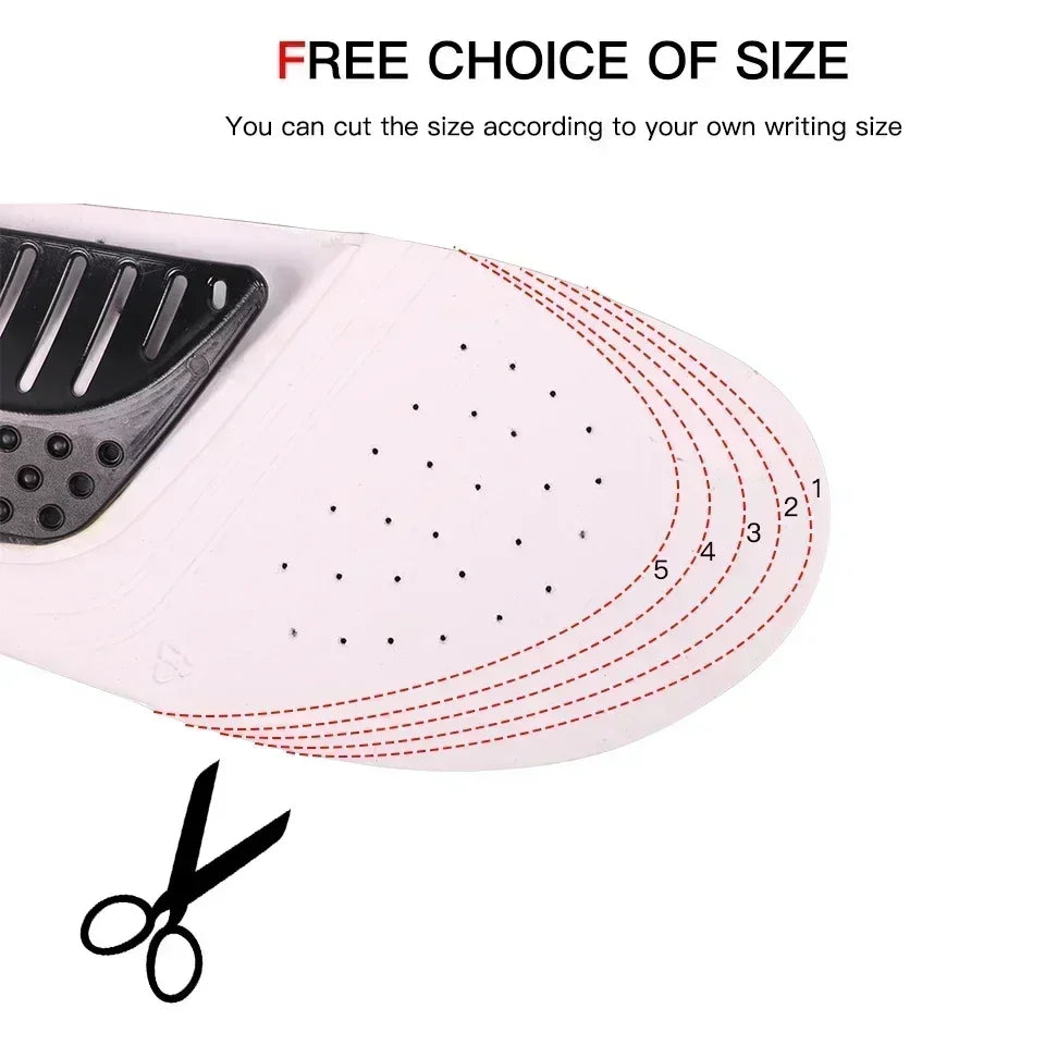AB Professional Arch Support Insole for Flat Feet Shoe Cushion Orthopedic Pad for Bicycle Football Running Sports