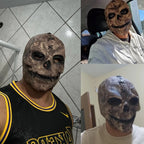 Halloween Horror Killer Skull Mask Cosplay Scary Skeleton Haunted House Outdoor Bar Latex Helmet Halloween Party Costume Props