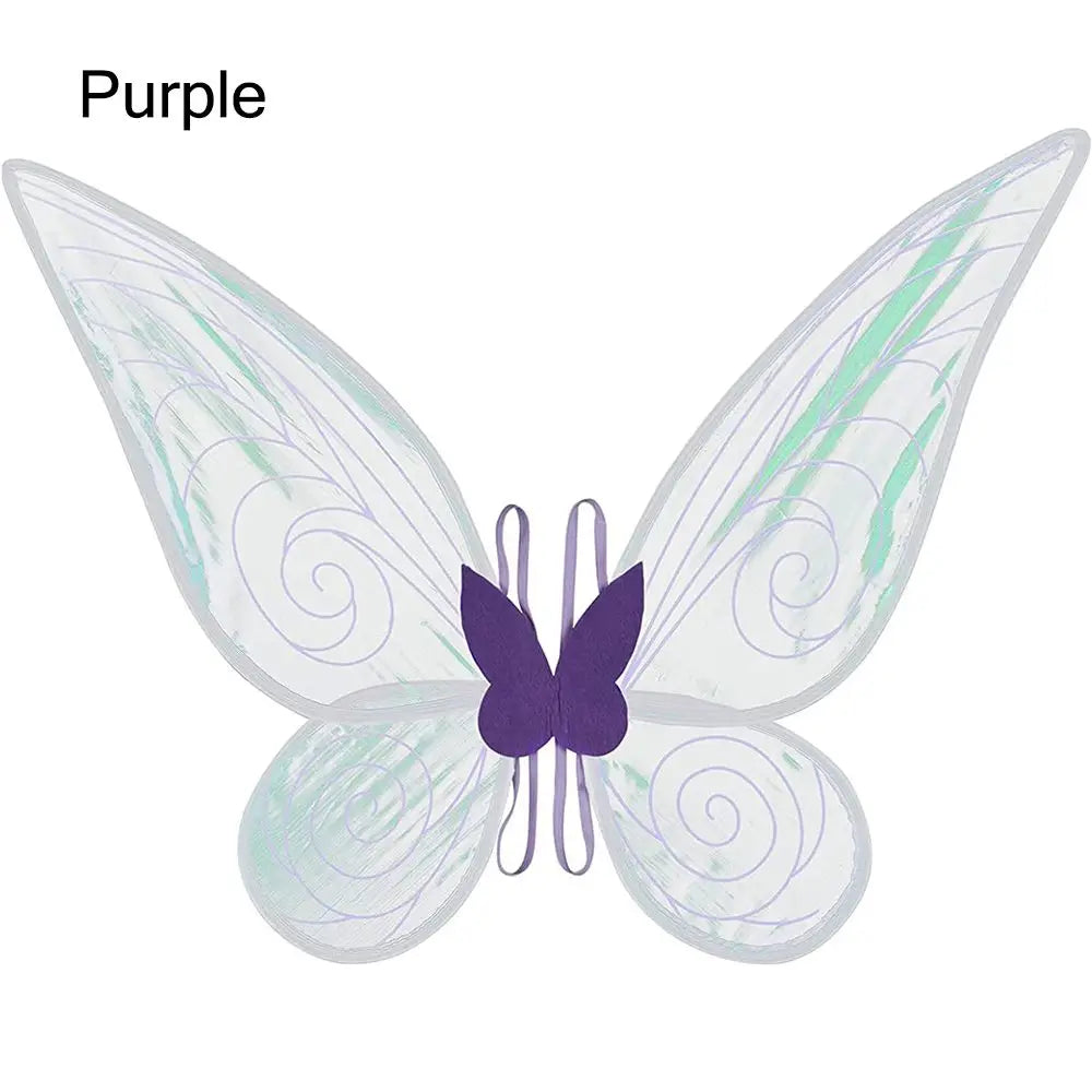 Butterfly Fairy Wings Costume Women Girls Sparkle Princess Angel Wing for Halloween Party Favor Cosplay Costume Dress Up Props