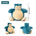 Pokemon Snorlax Pikachu Eevee Jigglypuff Bulbasaur Keychain Plush Toy Cartoon & Cute Backpack Pendant Children's Gift