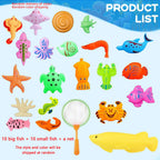 Children Bathtub Fishing Toy Swimming Bathing Pool Water Floating Fish Toy Parent-child Interactive Toys Game Children Toys new