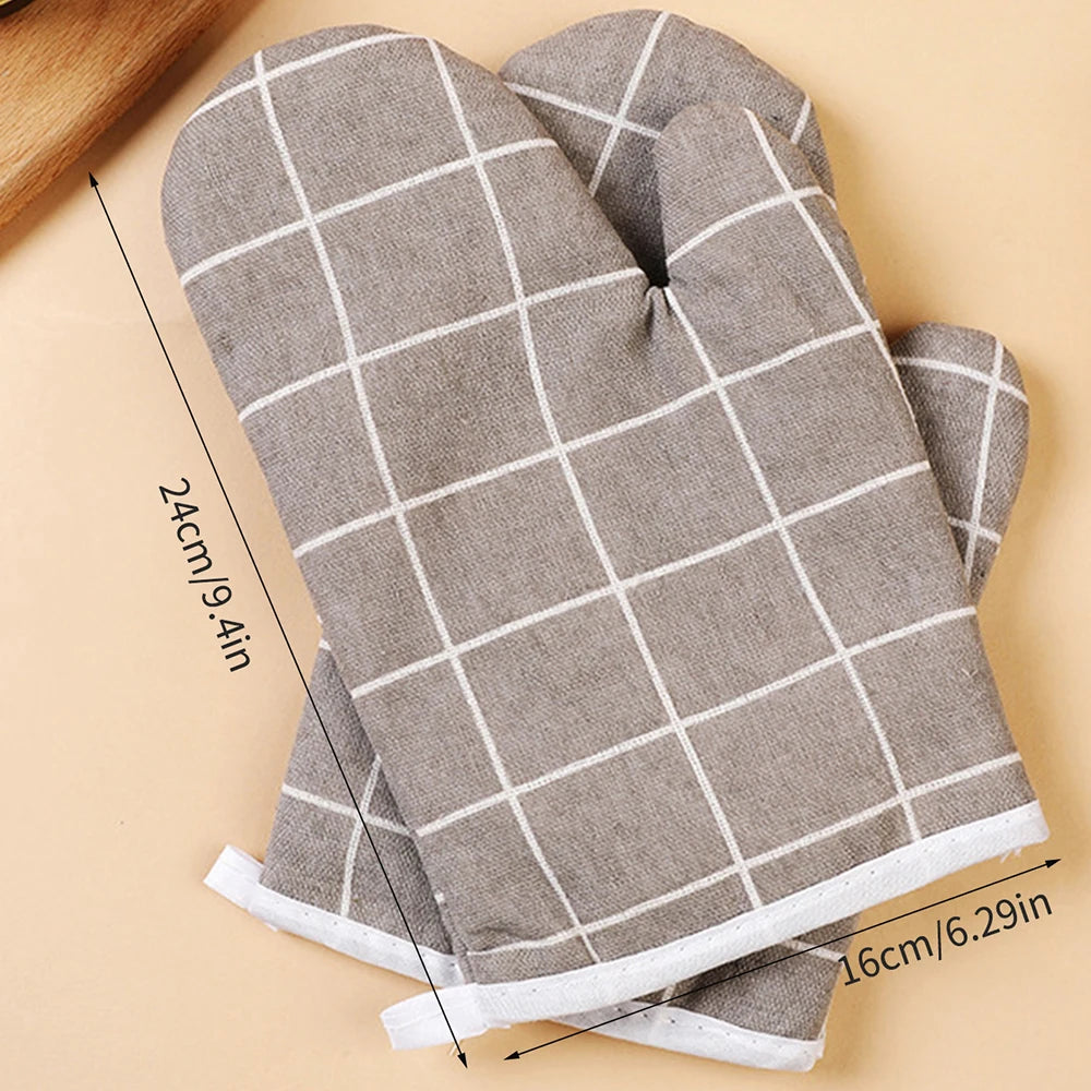 1pcs Kitchen Baking Gloves Microwave Oven Gloves High Temperature Resistant And Insulated Gloves Oven Gloves Heat-Resistant Glo