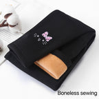 Girl Winter Leggings Fleece-lined Thermal Tights Outdoor Wear Multi-Color Autumn Winter Cute Kids Bottoms Thickened Warm Pants