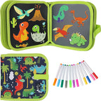 Erasable Doodle Book for KidsToddlers Toys Reusable Drawing Pads with 12 Watercolor Pens Preschool Toy Trip Writing Painting Set