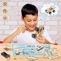 DIY Wooden Remote Control Car STEM Science Experiment Building Kit for Kids