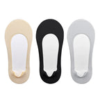 Women Boat Sock Plantar Fasciitis Shoes Insole Socks Insoles for Feet Shock Absorbing Shoe Sole Invisible Non slip Shoe pads