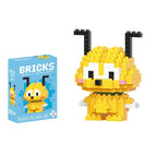 Disney 214 style Winnie LinaBell StellaLou Building Blocks Princess Cartoon Figrues Bricks Children's Assembly Toys Model Gift