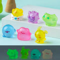 6PCS/SET Pokemon Pikachu Anime Figures Cute Gengar Bulbasaur Luminous Toys For Adult Kawaii Ornament Collection Charm Gift