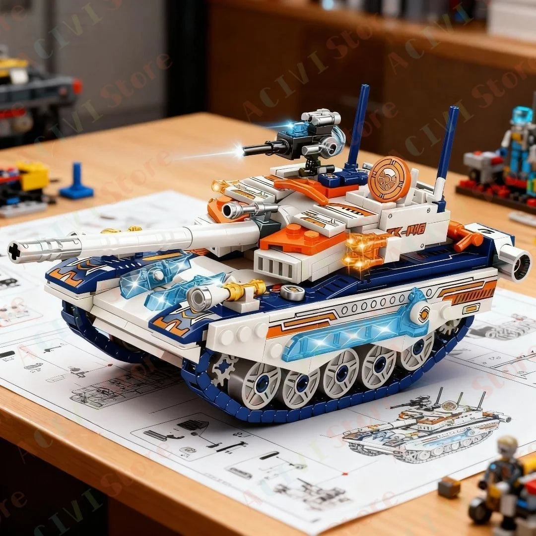Navy War Chariot Ship Army Boat Plane Model Warships Building Blocks Compatible With Lego  Construction Set for Boys Bricks Toys