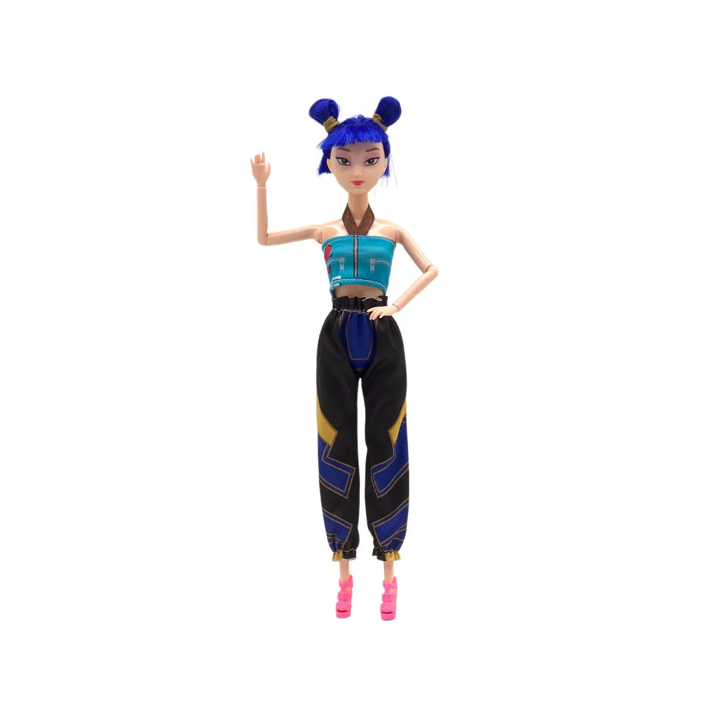 Kpop Rumi Mira Zoey Vinyl Doll Anime Hunters Girl 11 Inch Articulated With Theme Music Cute Toy 3PCS Set Gift for Kids Girl Fans