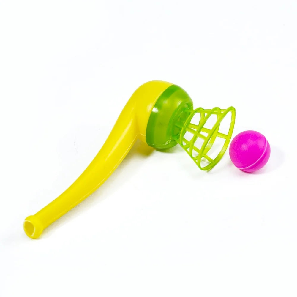 Kids Blowing Ball Balance Game Pipe Toy Set