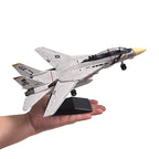 1 Piece DIY Puzzle Building Blocks Military Model Assemble Collection Toys F14 F35 B2 Fighter AH64 Helicopter Model Ornament Toy