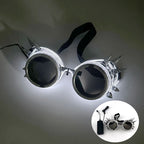 1 pcs Punk Glasses Men Women Costumes Sunglasses Luminous Led Sunglasses Boys Girls Eyewear Halloween Christmas Decor Sunglasses