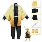 Anime Kimetsu No Yaiba Kamado Nezuko Cosplay Kostuum Kimono Demon Slayer Cosplay Pruiken Haren Halloween Carnaval Vrouwen Outfit