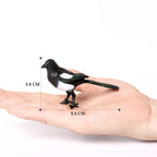 Simulation Bird Animal Kingfisher Robin Magpie Pigeon Hummingbird Model Action Figure Garden Decoration Miniature Figurines Toys