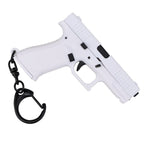 Mini Tactical Pistol Shape Car Keychain for Men Portable Decorations Detachable Keyring Realistic Model Toy Bag Accessories