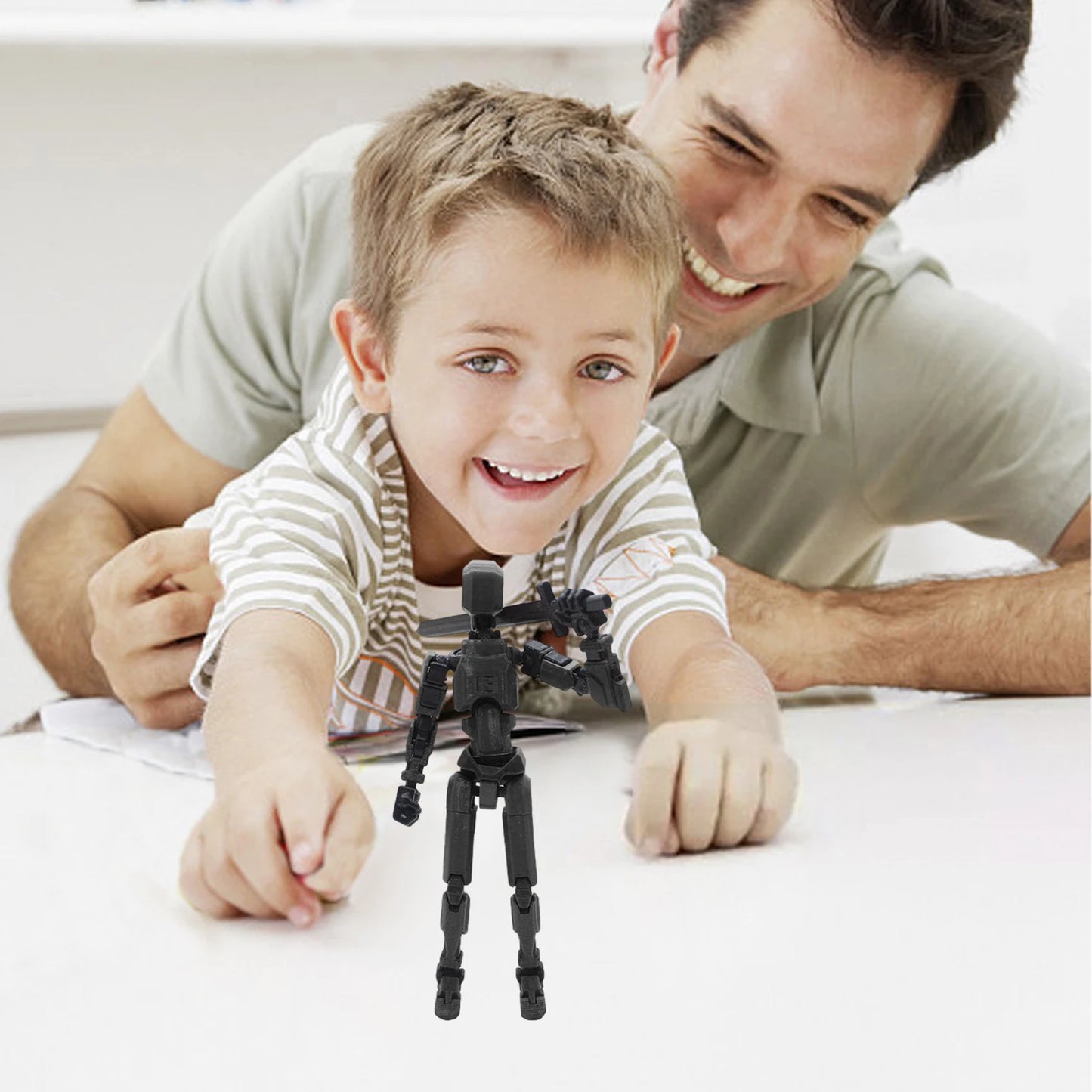 Articulated Action Figure Dummy with 13 Movable Joints