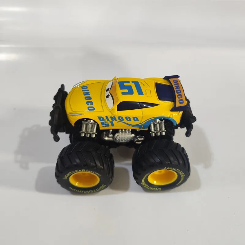 Disney Pixar Cars Toy Lightning McQueen Metal Mode Return Car Jackson Storm Mater Inertial Force Car Model Toy Kid Birthday Gift