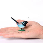 Simulation Bird Animal Kingfisher Robin Magpie Pigeon Hummingbird Model Action Figure Garden Decoration Miniature Figurines Toys