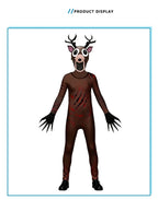 99 Nights In The Forest Deer Kids Cosplay Costume Animal Deer Owl Cosplay Jumpsuit  Halloween Party Costumes for adult childre