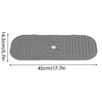 Kitchen Faucet Splash Pad Silicone Sink Faucet Splash Guard Mat Sponge Drain Pad Countertop Protector for Kitchen Bath Gadgets