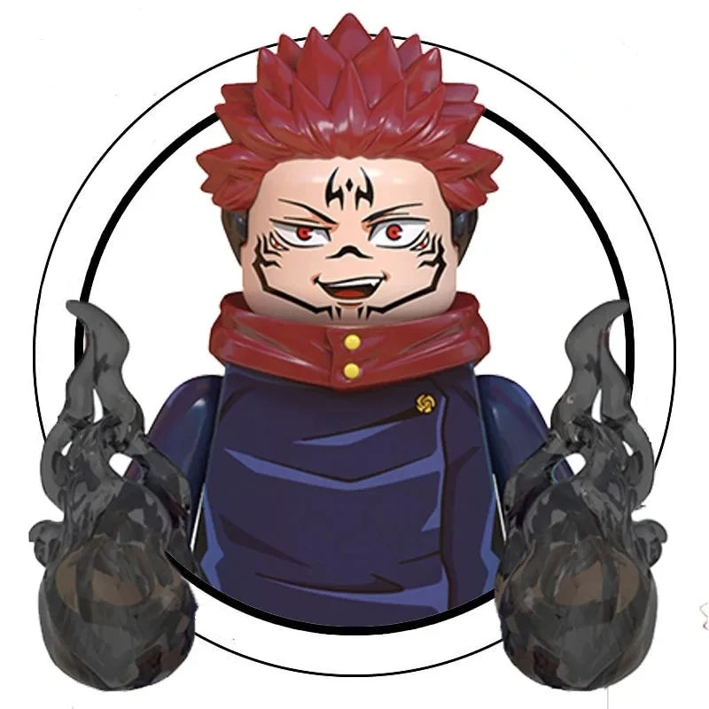 WM6139 WM6140 WM6149 WM6202 WM6201 Jujutsu Kaisen Building Blocks Mini Action Figure Itadori Yuji Gojo Satoru Ryomen Gifts Toys