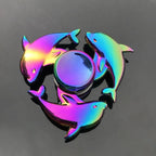 New Metal Rainbow Fidget Spinner Gradient Color R188 Mute Bearing EDC Hand Spinner Fingertip Gyro Anti-Anxiety Adult Toys Gifts