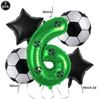 Soccer Theme Disposable Tableware Set Paper Plates Cups Napkins Tablecloth Boys Sports Football Birthday Party Decor Supplies