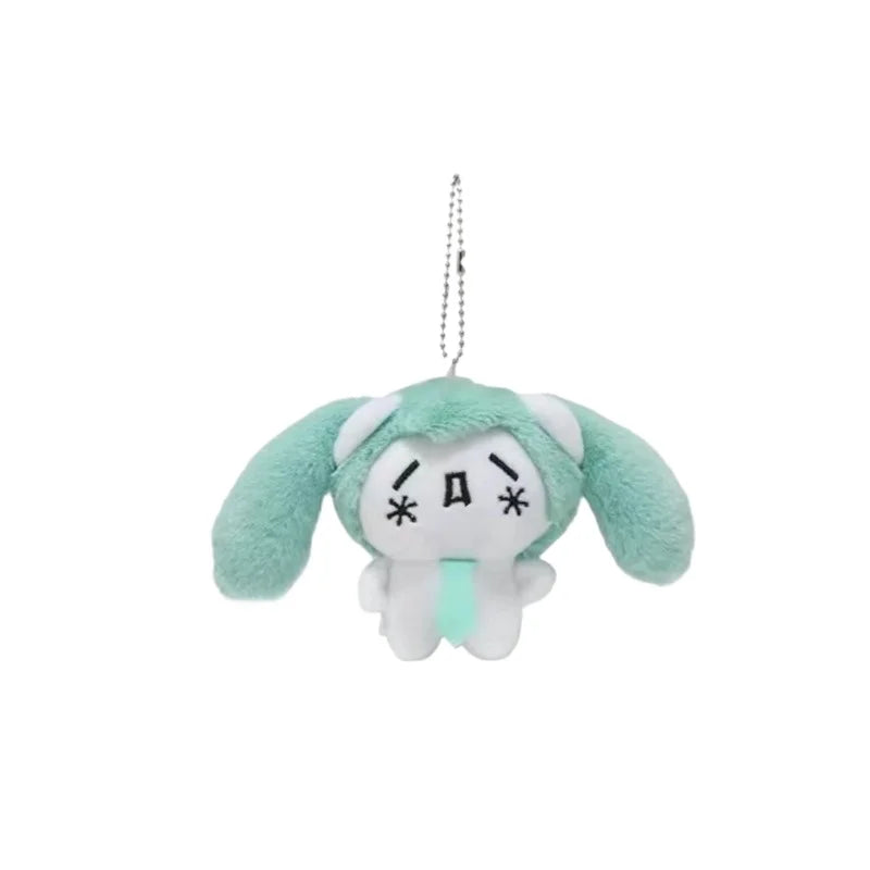 Hatsune Miku Anime Kawaii Mini Q Version Student School Bag Plush Doll Pendant Doll Keychain Girl Gift Accessories for Friends