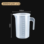 100-5000ml Thickened Plastic Measuring Cup with Scale Food Grade Measuring Cup Experimental Measuring Cup Beaker Plastic Cup