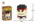 Anime Street Fighter Fighting Game Action Building Blocks KenMasters Hoshi Ryu ABS Kawaii Toys Building Blocks Gift For children