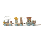 Wooden Train Birthday Toy  Montessori Toys Baby Educational Toys  Wooden Trolley  Baby Learning Toys  Number Of Wood Baby's Toys
