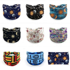 Bohemia Print Wide Headbands New Vintage Elastic Knot Turban Headwrap for Women Girls Soft Print Yoga Bandana Hair Accessories