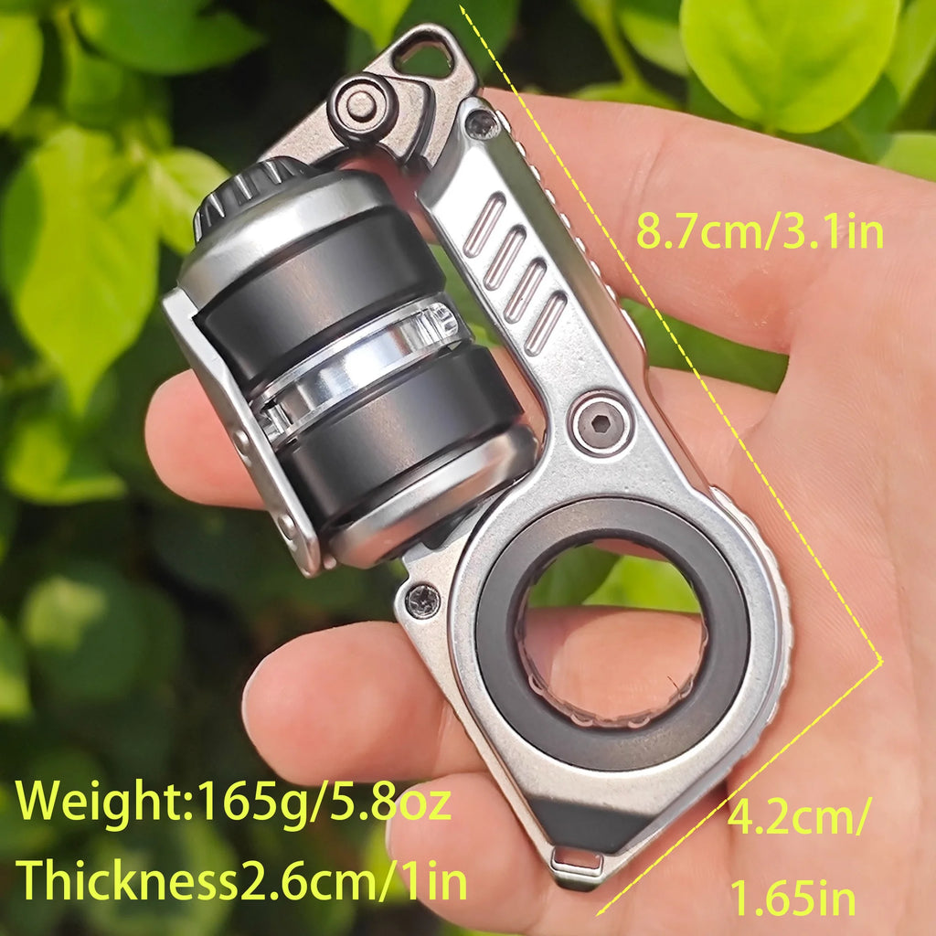 EDC Fidget Sliders Fidget Toys Tuning Fork Fidget Spinner Magnetic Push Egg Mechanical Ratchet Slider Crisp Sound