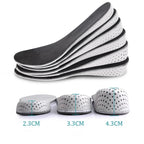 1Pair EVA Shock Absorbing Height Increase Insoles Casual Sports Shoes Insole for Feet Shoe Pads 2.3/3.3/4.3cm Growing Shoe Sole