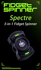ADHD Focus Tool edc fidget 3-in-1 Fidget Toy Magnetic Spinner Push Play Gadget Stress Relief for Anxiety Kids Adults