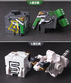Power Assembling Educational Toys Math Cube Transformation Robot Digits Puzzle Ranger Animals boy toy for Kids