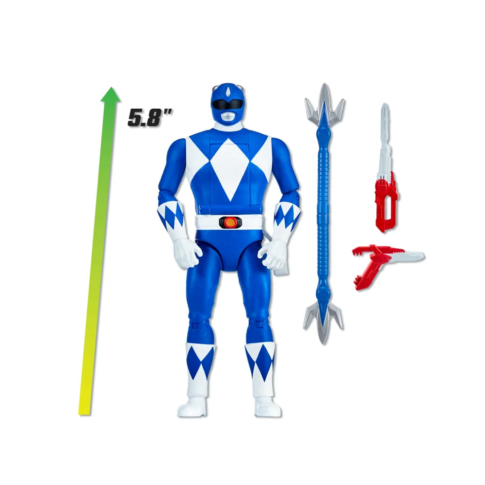 15CM Auto-Morphin Green Black Red BLUE Pink Yellow Ranger Evil Space Alien Goldar Rita Repulsa Putty Patroll Baboo Action Figure