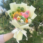 SpongeBob Patrick Star Gary Squidward Tentacles Plush Dolls Creative Handmade Flower Bouquets Christmas Birthday Graduation Gift