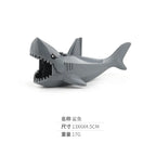 MOC Animal Scene Building Blocks Zoo Ducks Cat Dog Penguin Eagle Dove Wolf Bear Deer Shark Snake Mice Sheep DIY Toys Bricks K055