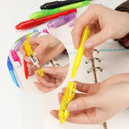 Luminous Light Pen Magic Purple 2 In 1 UV Black Light Combo Drawing Invisible Ink Pen Learning Education Toys For Child