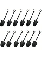 Multi pcs Halloween Cupcake Toppers Cake Decorations Tombstones Graveyard Cupcake Toppers With Novelty Mini Shovel Spoons