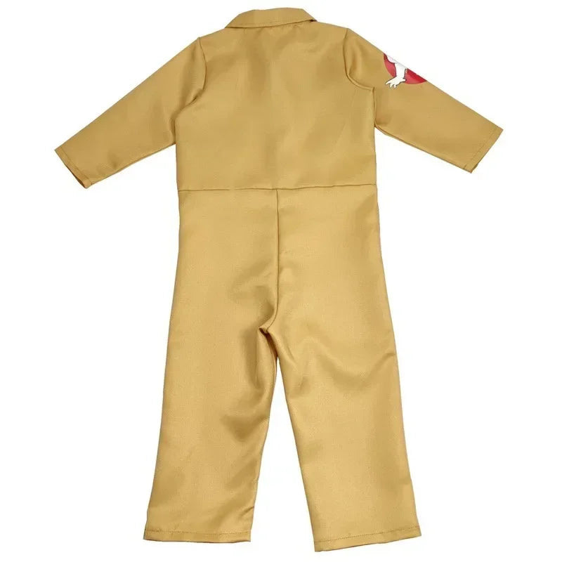 Ghostbusters Movie Kids Adults Cosplay CostumesHalloween Carnival Theme Party Clothes with Proton Pack Fans Collection