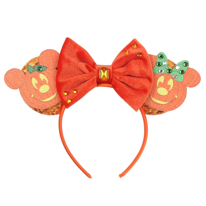 Nieuwste Mickey Mouse Oren Hoofdband Kid Adult Festival Party Pailletten Strik Haarband Vrouwen Baby Girl Party Haar Accessories