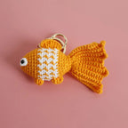 Ocean Series Animal Doll Crochet Keychain Handmaking Knitted Tropical Fish Keyrings Crochet Shark Doll Keychain Custom Accessory