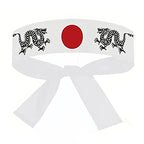 Japanese Headband Hachimaki Headband Sushi Chef Karate Bandana Headbands Headwear Samurai Headband Sports Exercise Wholesale